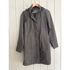 Eddie Bauer Girl on the Go Weatheredge Trench Waterproof Jacket S Small Gray